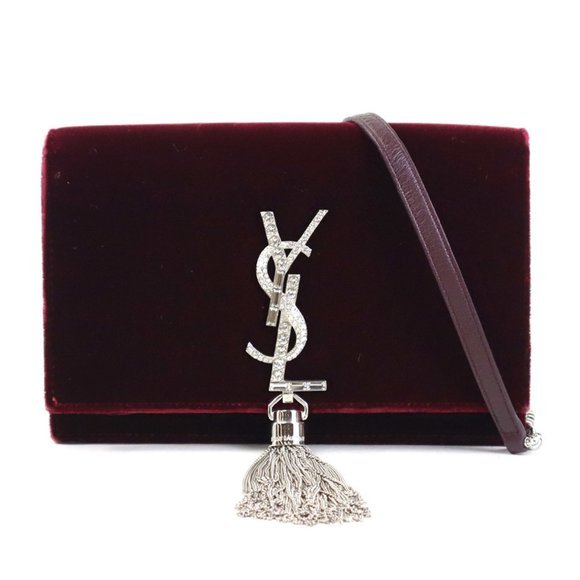 SAINT LAURENT Red Shoulder Bag - Picture 1 of 5